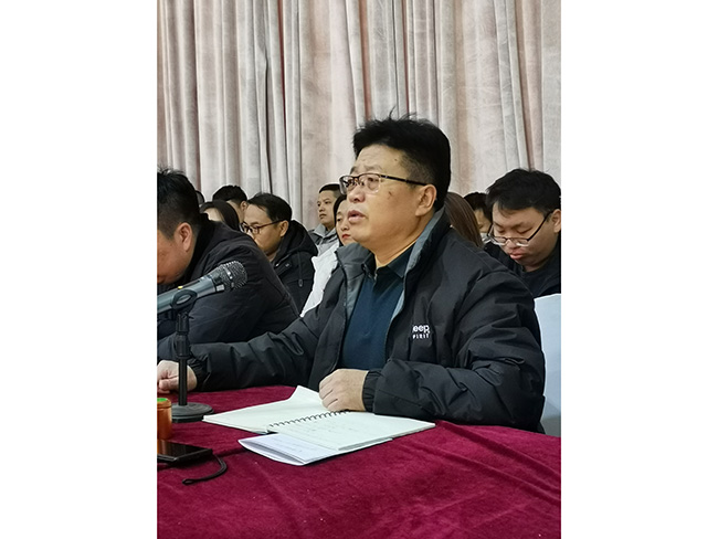 Novoroční zahajovací setkání uspořádala společnost Tangshan Jinsha Company