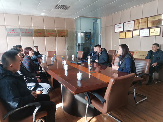 Federace průmyslu a obchodu Shandong navštívila společnost Tangshan Jinsha Company